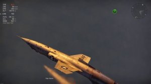 F-104A  ( American Plane ) Fly Test [ War Thunder ]