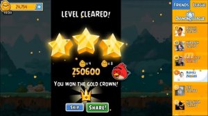 Прохождение Angry Birds Friends от 19 мая 2016.