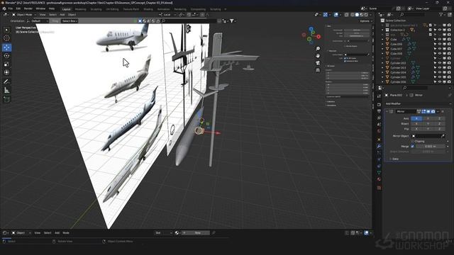 03. Initial Blockout. DESIGNING ENVIRONMENTS in Blender for Games