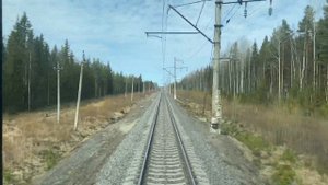 Поездка Урамец-Обозерская в тамбуре заднего вагона! История и места линии жд!