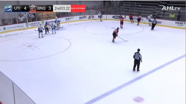 Гол Никиты Охотюка в АХЛ (сезон 2020/21) смотреть онлайн