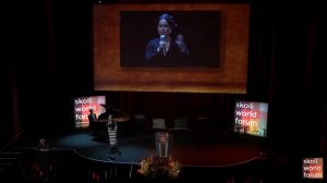 Monica Yunus Performs at 2013 Skoll World Forum Awards Ceremony Honoring Her Father Muhammad Yunus