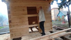 Баня из бруса 3х3м / Сила Дерева