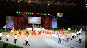 Ушу на открытии Всероссийской спартакиады пенсионеров