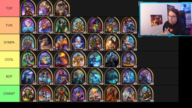 TIER LIST DES HEROS FUNS : Battlegrounds Patch 17.4 смотреть онлайн