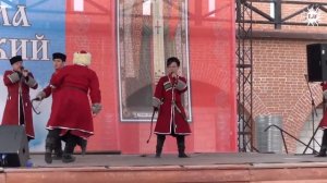 Боевой казачий пляс!  Огонь!!!  Казачья шашка, фланкировка!!!