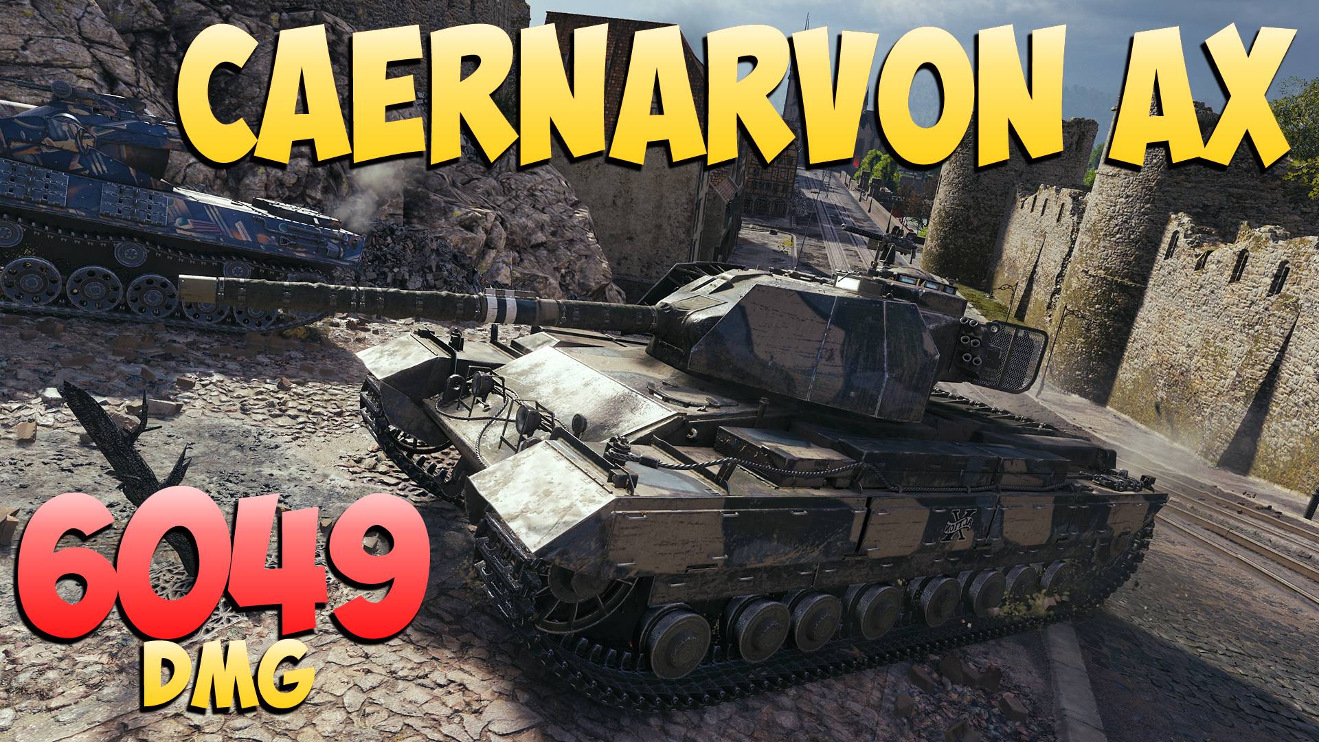 Caernarvon AX - 3 Фрагов 6K Урона - Ленивый! - Мир Танков