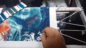 Вышивка крестом. Предпоследнее видео по данной работе и на чем буду делать дорисовку.