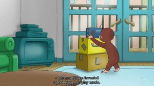 Curious George - 330 - Museum of George (Learn English Language with subtitles)