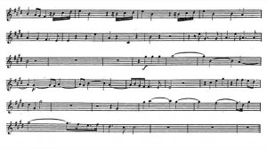 Play the Violin sheet music with Sophie Junker/Handel: “In sweetest harmony”, Saul HWV 53