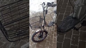 Электрический велосипед "Колхозник" для курьеров и не только. Краткий обзор.