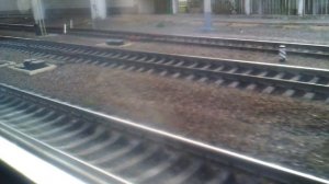 прибытие на Ладожский вокзал вид из окна ЭТ2М