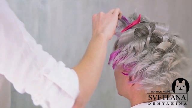 Укладка на короткие волосы.Прическа утюжком. Урок№173. смотреть онлайн