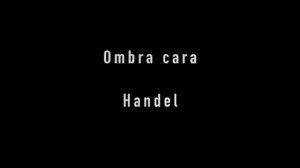 Ombra cara Piano accompaniment - Handel (full track)