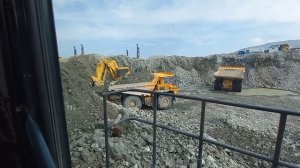ПОГРУЗКА РУДЫ KOMATSU PC-3000& BELAZ 7513