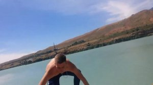 На спор в ледяной чарвак