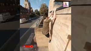 Deftly climbed the wall, extreme, top extreme, tricks, parkour♀️[Motors]