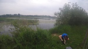 Catching a pike on a pig shad live strike in Ireland - Brochet sur un pig shad en Irlande