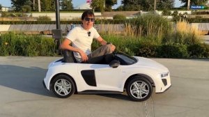 Детский электромобиль AUDI R8  Большой и мощный!