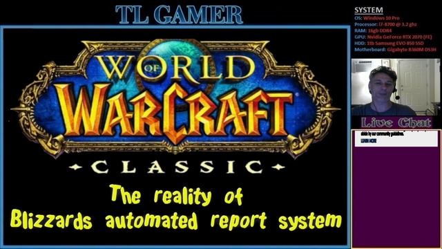 WOW Classic - The Reality of Blizzards automated report system смотреть онлайн