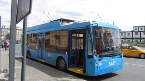 Москва, троллейбус № 5447 у Павелецкой площади