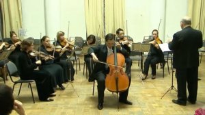 Eugene Prokoshin plays Shchedrin Quadrille with "Cantus firmus" orchestra (HQ Video).