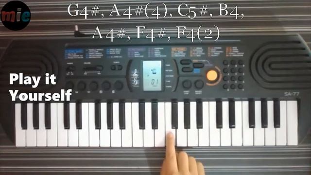 Alan Walker - Faded - Keyboard Tutorial - mie смотреть онлайн