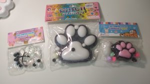 Таба лапки сквиш в чёрном цвете