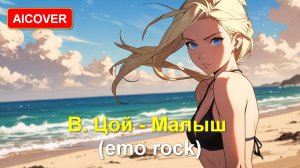 В. Цой - Малыш (emo rock) Ai cover