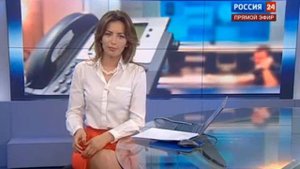 Ведущая Татьяна Столярова  Редкий план съёмки слайд шоу