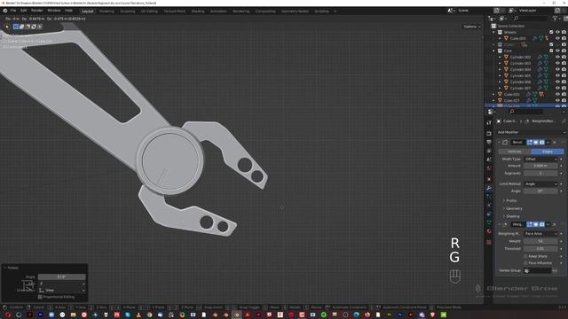 12. Hard Surface Modelling 7. HARD SURFACE MODELING in Blender by Blender Bros