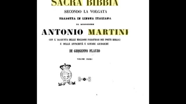 Nome Dio Jehovah - 1842 - La Sacra Bibbia - Antonio Martini / Flavio Gioseffo - GEOVA God