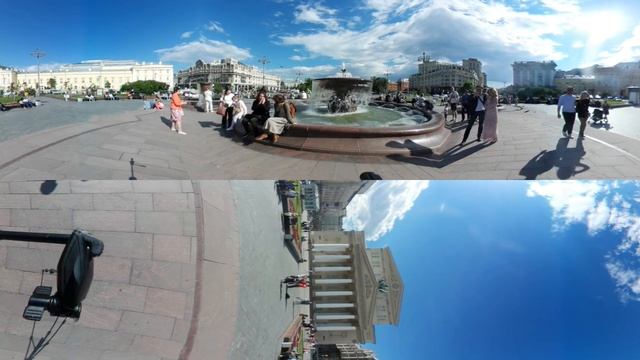 Театральная площадь в видео 360 градусов