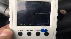 Осциллограмма катушки зажигания SsanYong Kyron  2.3 бензин (инд)