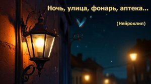 Ночь, улица, фонарь, аптека... (Нейроклип)