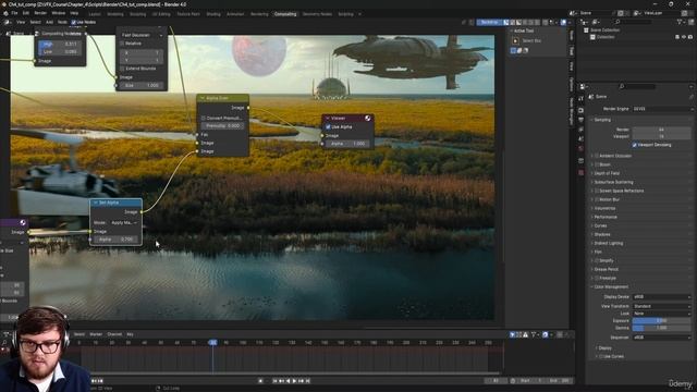 08 - Advanced Level Compositing. VFX in Blender by Jacob Zirkle