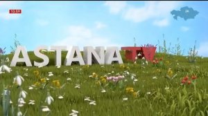 Смена логотипа на тематический  Jana Qazaqstan (Astana TV, 16.03.2022)