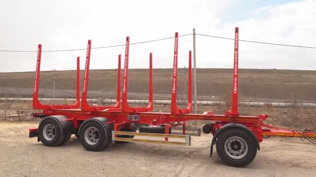 Прицеп сортиментовоз BERGER 8853-0000030 02 серии Strong Line