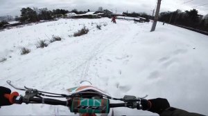 Покатушка по сугробам РАЗВАЛИЛОСЬ КОЛЕСО НА ПОЛНОМ ХОДУ