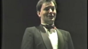 1984: David Hibbard, bass opera singer, in the Semi Finals of the Australian Singing Competition