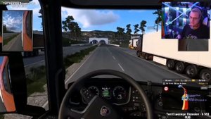 Вованыч жёстко НАВАЛИВАЕТ НА ФУРЕ | Euro Truck Simulator 2 | Нарезка стрима ФУГА ТВ