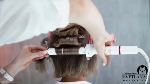 Объемная укладка. Прическа в стиле Мэрилин Монро. Урок№196.