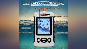 Lucky Wireless Fish Finder Sonar Sensor Portable Sonar Fishfinder LCD Display Depth review
