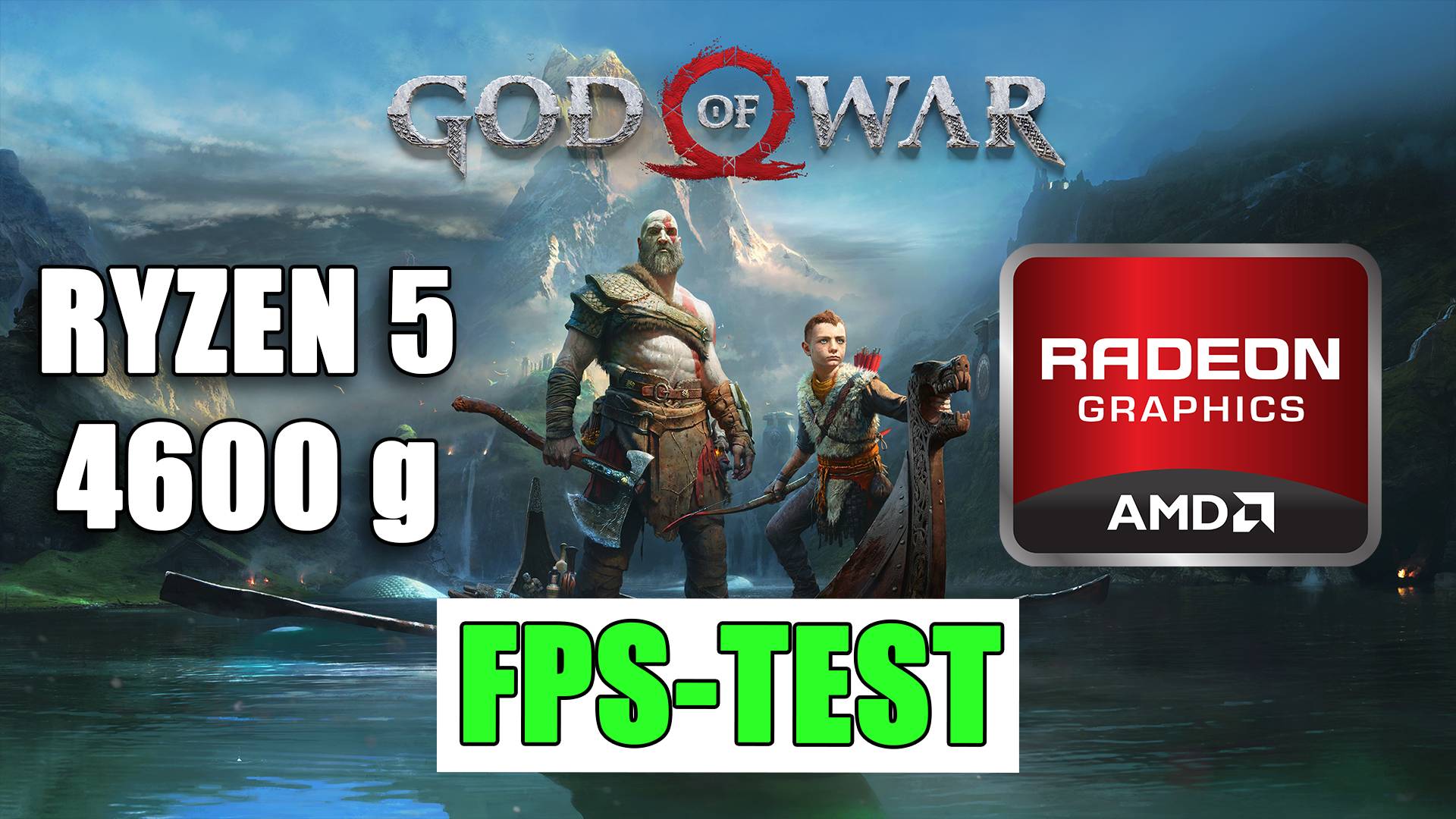 God of War_ ryzen 5 - 4600g тест производительности FPS смотреть онлайн