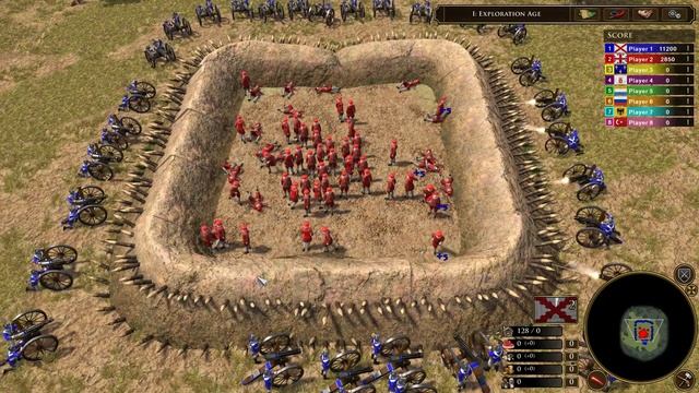 Age of Empires 3 Definitive Edition: Envoys vs Gatling Guns смотреть онлайн