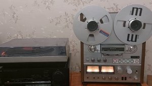 Катушечный магнитофон Sony tc-765 запись