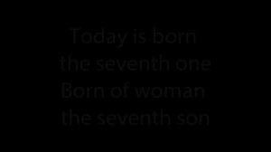 Iron Maiden   Seventh Son of a Seventh Son Lyrics HD Vinyl/Flac