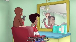 Curious George - 355 - The Man with the Yellow Hair (Learn English Language with subtitles)