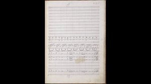 Pietro Mascagni (1863-1945), Intermezzo from Cavalleria Rusticana {Autograph score}