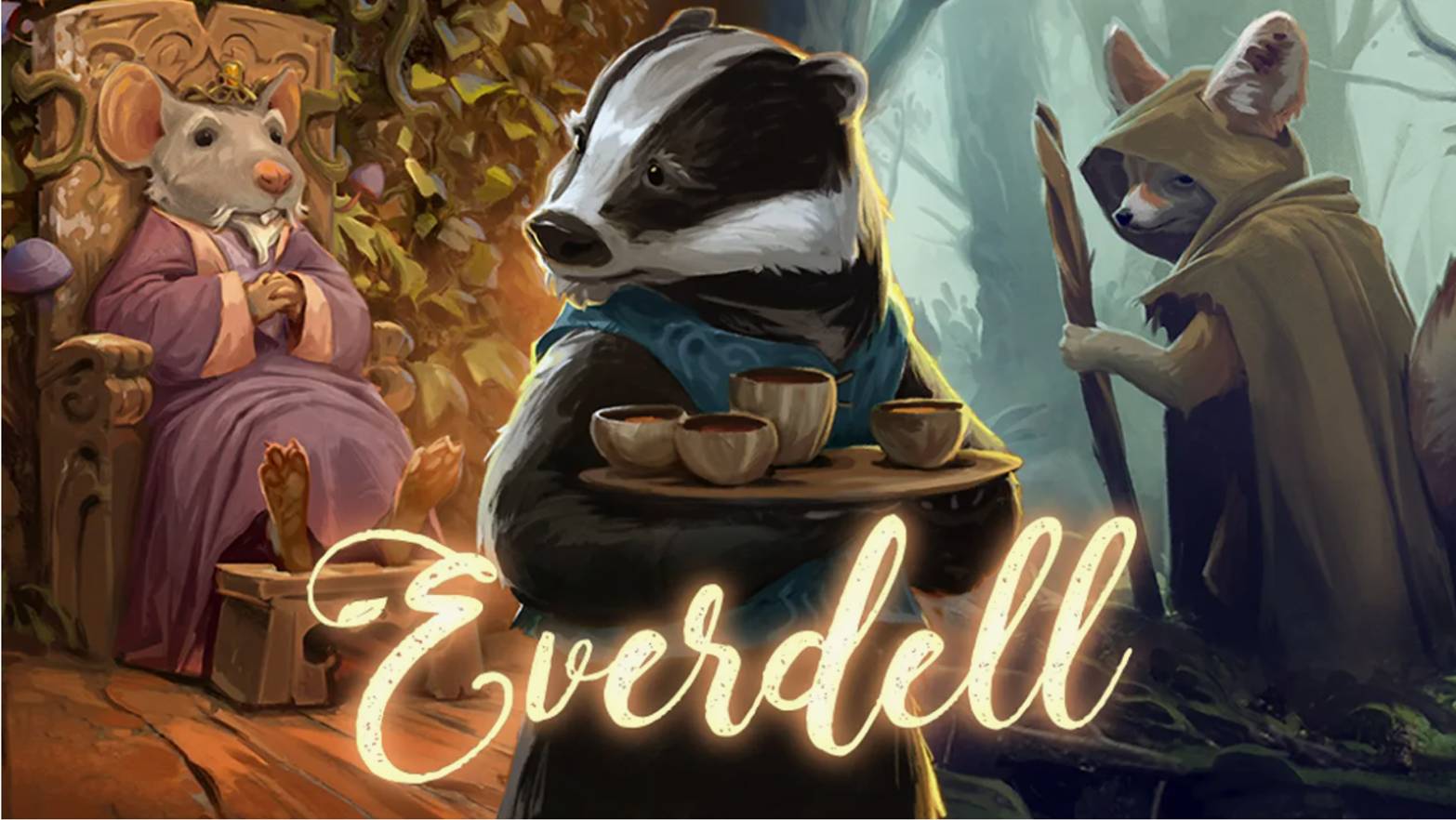 Everdell Glimmergold (Эверделл: Золото долины) - цифровая настольная игра